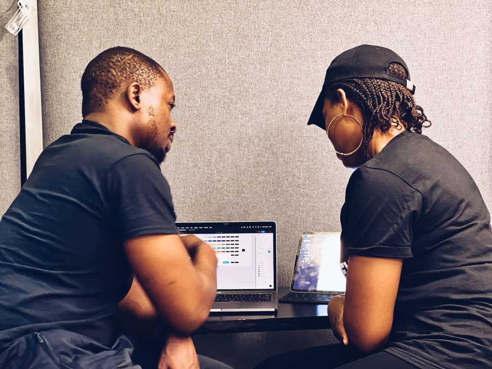 Zambian marketing team planning social media strategy